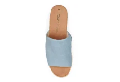 Toms Womens Diana Mule Sandal - Denim -Comfy Steps Sales Store US 01 204096 03