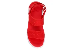Puma Womens Sportie Sandal - Red -Comfy Steps Sales Store US 01 222039 05