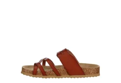 Bjorndal Womens Sami Footbed Sandal - Cognac -Comfy Steps Sales Store US 01 250078 03