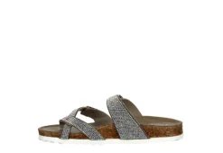 Madden Girl Womens Brycee Footbed Sandal - Med Metallic 10 Madden Girl Womens Brycee Footbed Sandal - Med Metallic -Comfy Steps Sales Store US 01 250117 03