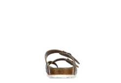 Madden Girl Womens Brycee Footbed Sandal - Med Metallic 11 Madden Girl Womens Brycee Footbed Sandal - Med Metallic -Comfy Steps Sales Store US 01 250117 04