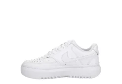 Nike Womens Court Vision Alta Sneaker - White 10 Nike Womens Court Vision Alta Sneaker - White -Comfy Steps Sales Store US 01 400529 03