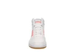 Adidas Womens Hoops 3.0 Mid Top Sneaker - White 9 Adidas Womens Hoops 3.0 Mid Top Sneaker - White -Comfy Steps Sales Store US 01 400745 02