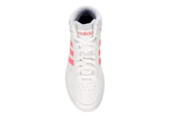 Adidas Womens Hoops 3.0 Mid Top Sneaker - White 12 Adidas Womens Hoops 3.0 Mid Top Sneaker - White -Comfy Steps Sales Store US 01 400745 05