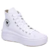Converse Womens Chuck Taylor All Star Move High Top Sneaker - White