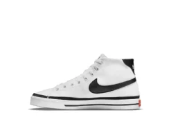 Nike Womens Court Legacy Mid Sneaker - White 9 Nike Womens Court Legacy Mid Sneaker - White -Comfy Steps Sales Store US 01 400889 02