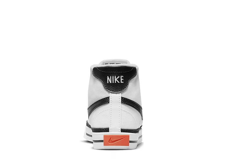 Nike Womens Court Legacy Mid Sneaker - White 4 Nike Womens Court Legacy Mid Sneaker - White - Image 4