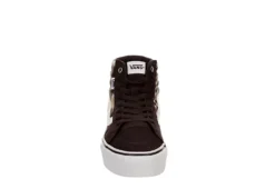 Vans Womens Filmore High Top Platform Sneaker - Brown 9 Vans Womens Filmore High Top Platform Sneaker - Brown -Comfy Steps Sales Store US 01 401274 02