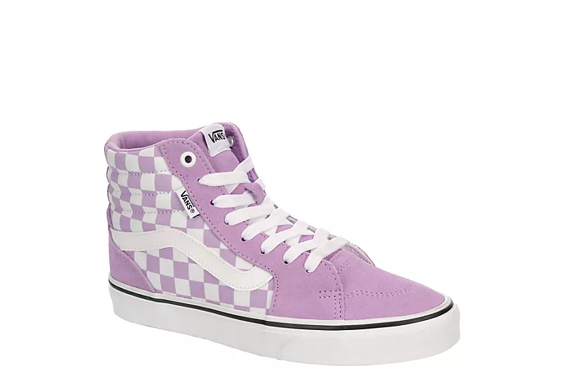 Vans Womens Filmore High Top Sneaker - Purple 1 Vans Womens Filmore High Top Sneaker - Purple