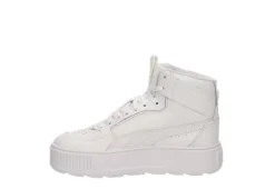 Puma Womens Karmen Rebelle Mid Sneaker - White 10 Puma Womens Karmen Rebelle Mid Sneaker - White -Comfy Steps Sales Store US 01 401295 03