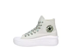 Converse Womens Chuck Taylor All Star Move High Top Sneaker - Bone -Comfy Steps Sales Store US 01 401340 03