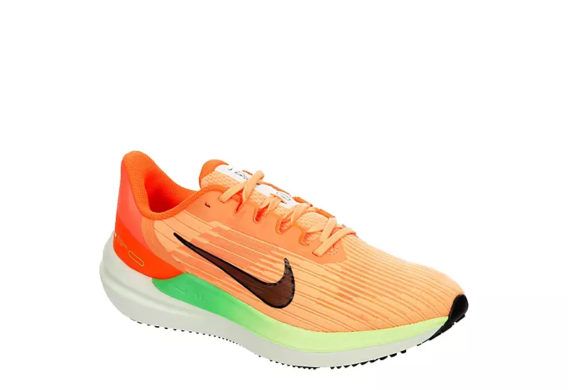 Nike Womens Zoom Winflo 9 Running Shoe - Orange 1 Nike Womens Zoom Winflo 9 Running Shoe - Orange