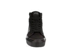 Vans Womens Filmore High Top Platform Sneaker - Black 9 Vans Womens Filmore High Top Platform Sneaker - Black -Comfy Steps Sales Store US 01 401394 02