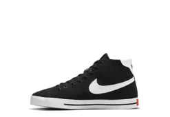 Nike Womens Court Legacy Mid Sneaker - Black 9 Nike Womens Court Legacy Mid Sneaker - Black -Comfy Steps Sales Store US 01 401396 02