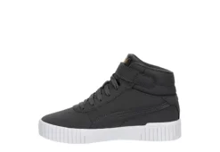 Puma Womens Carina 2.0 Chevron Mid Sneaker - Dark Grey -Comfy Steps Sales Store US 01 401446 03
