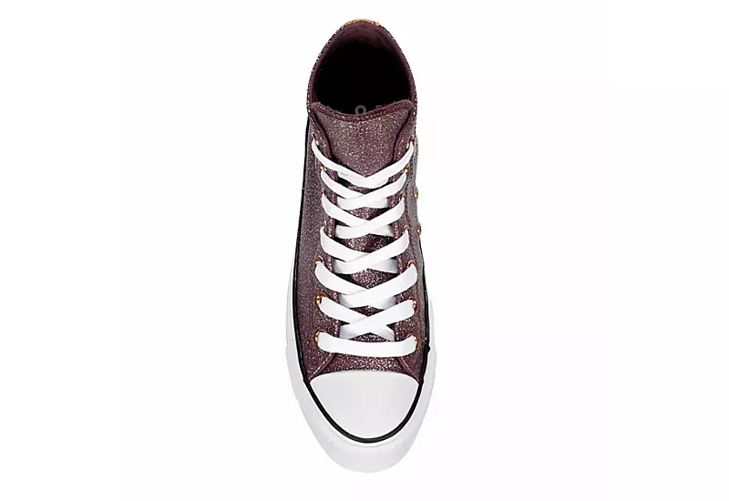 Converse Womens Chuck Taylor All Star High Top Platform Sneaker - Burgundy 6 Converse Womens Chuck Taylor All Star High Top Platform Sneaker - Burgundy - Image 6