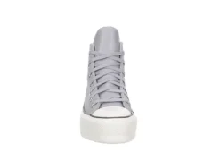 Converse Womens Chuck Taylor All Star High Top Platform Sneaker - Pale Grey -Comfy Steps Sales Store US 01 401481 02