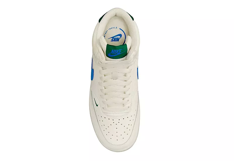 Nike Womens Court Vision Mid Sneaker - Bone 4 Nike Womens Court Vision Mid Sneaker - Bone - Image 4