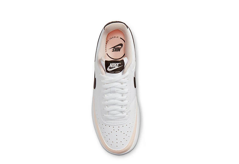 Nike Womens Court Vision Low Next Nature Sneaker - White 5 Nike Womens Court Vision Low Next Nature Sneaker - White - Image 5