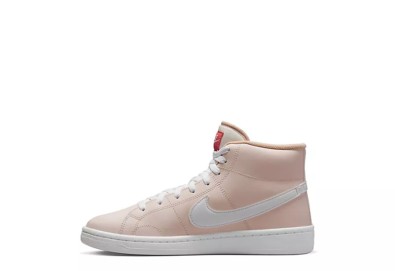 Nike Womens Court Royale 2 Mid Sneaker - Pale Pink 3 Nike Womens Court Royale 2 Mid Sneaker - Pale Pink - Image 3