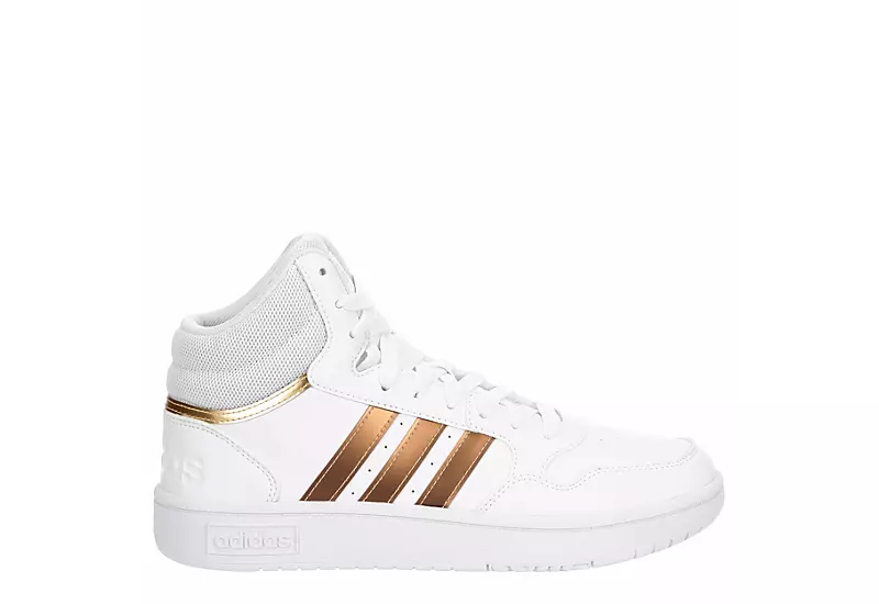 Adidas Womens Hoops 3.0 Sneaker - White 2 Adidas Womens Hoops 3.0 Sneaker - White - Image 2