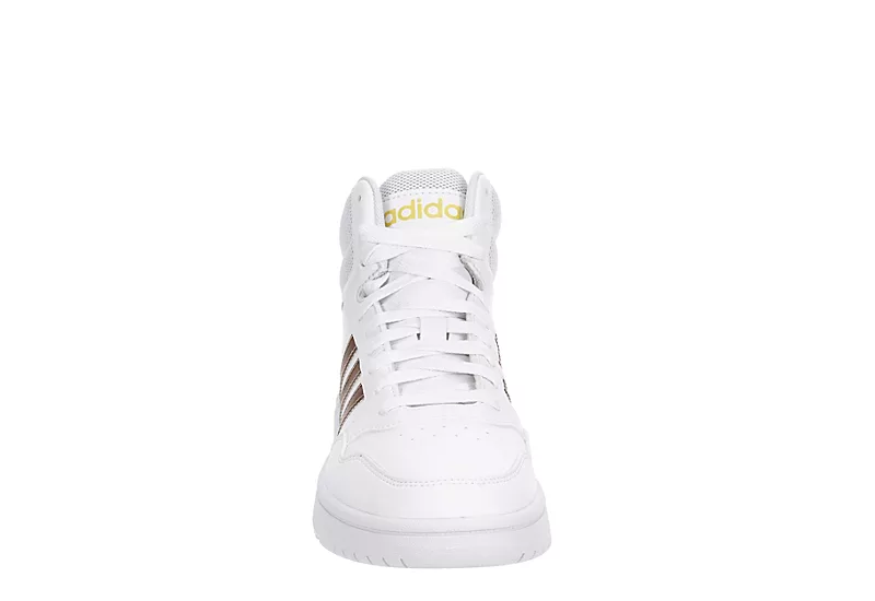 Adidas Womens Hoops 3.0 Sneaker - White 3 Adidas Womens Hoops 3.0 Sneaker - White - Image 3