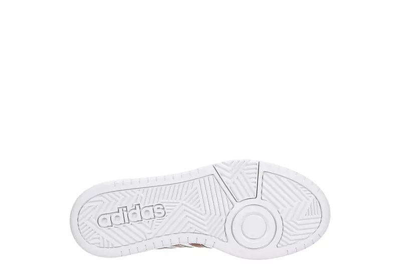 Adidas Womens Hoops 3.0 Sneaker - White 7 Adidas Womens Hoops 3.0 Sneaker - White - Image 7