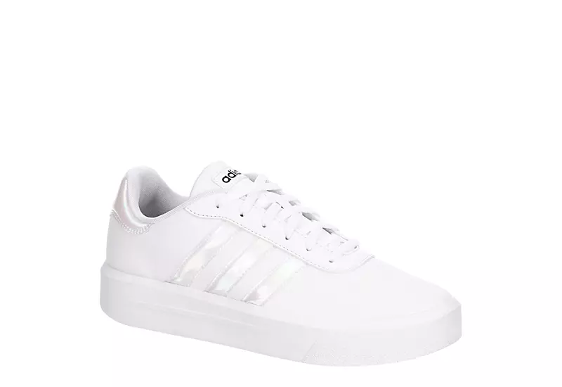 Adidas Womens Court Platform Sneaker - White 1 Adidas Womens Court Platform Sneaker - White