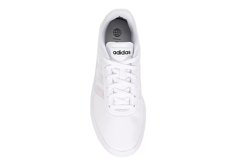 Adidas Womens Court Platform Sneaker - White 6 Adidas Womens Court Platform Sneaker - White - Image 6
