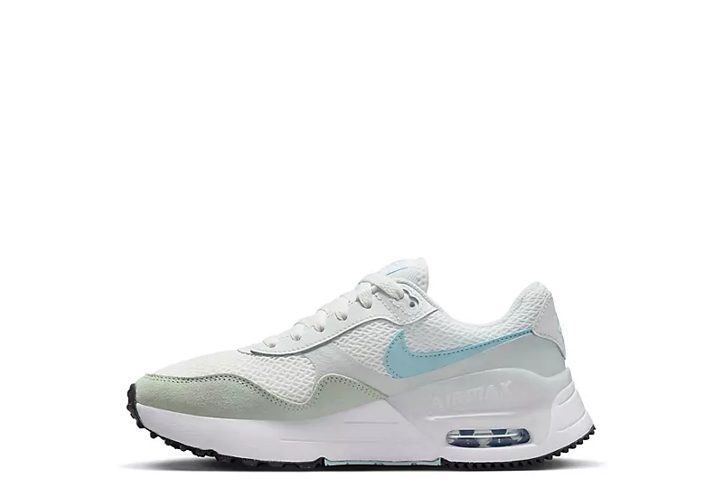 Nike Womens Air Max Systm Sneaker - White 3 Nike Womens Air Max Systm Sneaker - White - Image 3