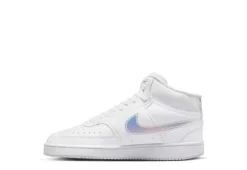 Nike Womens Court Vision Mid Sneaker - White 9 Nike Womens Court Vision Mid Sneaker - White -Comfy Steps Sales Store US 01 401631 02