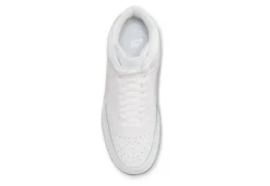 Nike Womens Court Vision Mid Sneaker - White 11 Nike Womens Court Vision Mid Sneaker - White -Comfy Steps Sales Store US 01 401631 04