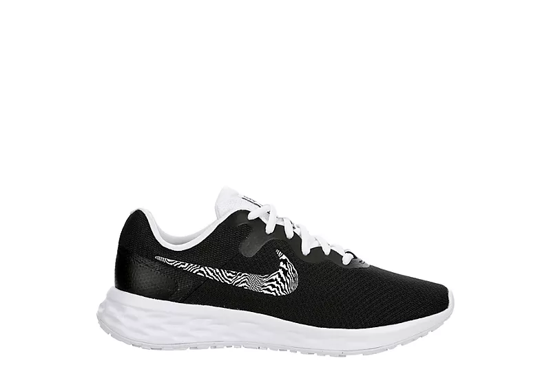 Nike Womens Revolution 6 Running Shoe - Black 2 Nike Womens Revolution 6 Running Shoe - Black - Image 2