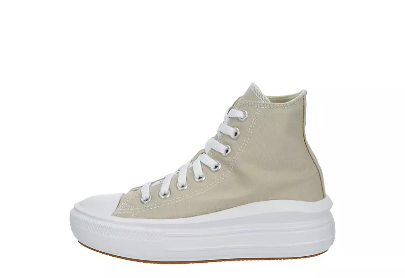 Converse Womens Chuck Taylor All Star Move High Top Sneaker - Stone 4 Converse Womens Chuck Taylor All Star Move High Top Sneaker - Stone - Image 4