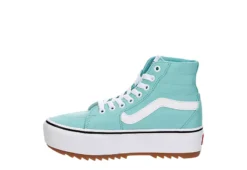 Vans Womens Filmore High Top Tapered Platform Sneaker - Aqua -Comfy Steps Sales Store US 01 401766 03