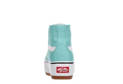 Vans Womens Filmore High Top Tapered Platform Sneaker - Aqua -Comfy Steps Sales Store US 01 401766 04