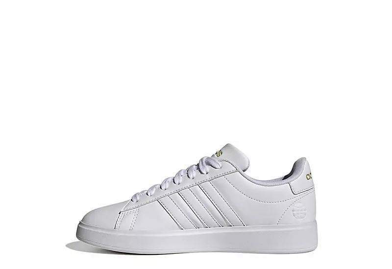 Adidas Womens Grand Court 2.0 Sneaker - White 3 Adidas Womens Grand Court 2.0 Sneaker - White - Image 3