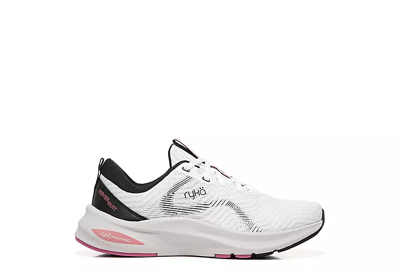 Ryka Womens Never Quit Training Shoe - White 2 Ryka Womens Never Quit Training Shoe - White - Image 2