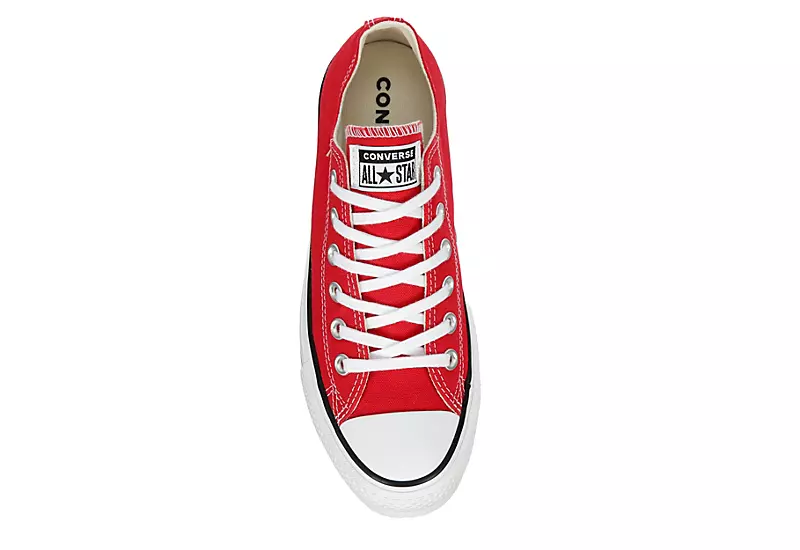 Converse Womens Chuck Taylor All Star Low Top Lift Sneaker - Red 6 Converse Womens Chuck Taylor All Star Low Top Lift Sneaker - Red - Image 6