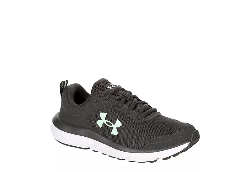 Under Armour Womens Charged Assert 10 Running Shoe - Dark Grey 1 Under Armour Womens Charged Assert 10 Running Shoe - Dark Grey