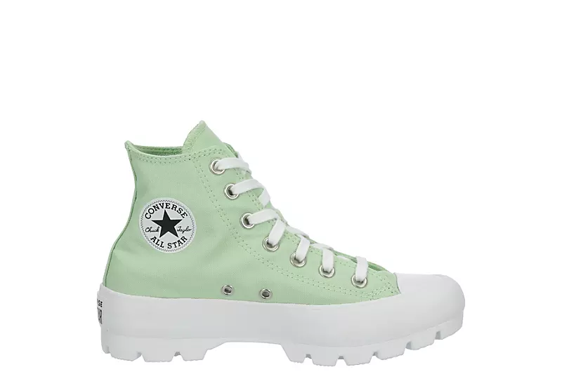 Converse Womens Chuck Taylor All Star Lugged High Top Sneaker - Green 2 Converse Womens Chuck Taylor All Star Lugged High Top Sneaker - Green - Image 2