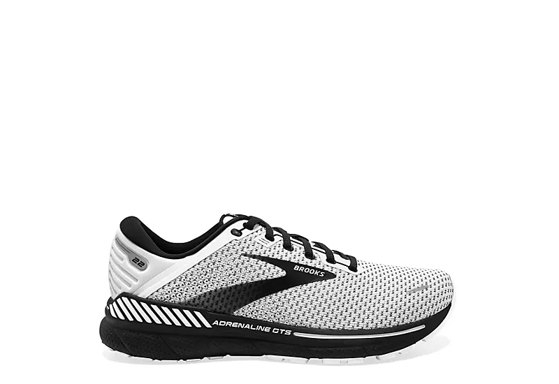 Brooks Womens Adrenaline Running Shoe - White 2 Brooks Womens Adrenaline Running Shoe - White - Image 2