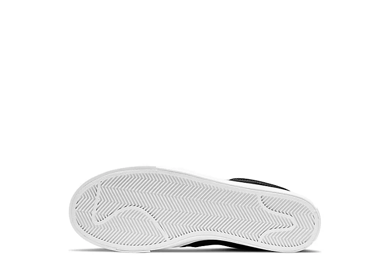 Nike Womens Court Legacy Slip On Sneaker - Black 6 Nike Womens Court Legacy Slip On Sneaker - Black - Image 6