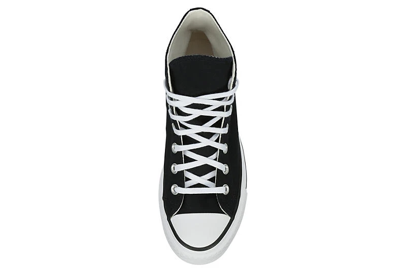 Converse Womens Chuck Taylor All Star High Top Platform Sneaker - Black 6 Converse Womens Chuck Taylor All Star High Top Platform Sneaker - Black - Image 6