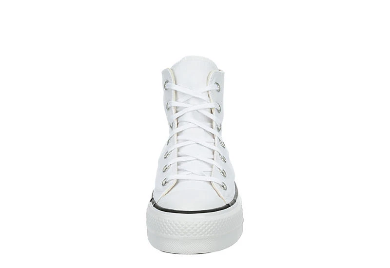 Converse Womens Chuck Taylor All Star High Top Platform Sneaker - White 3 Converse Womens Chuck Taylor All Star High Top Platform Sneaker - White - Image 3