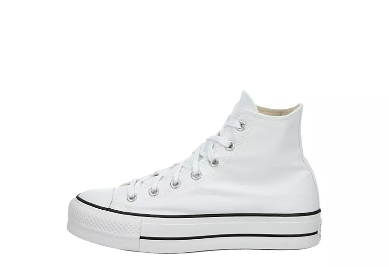 Converse Womens Chuck Taylor All Star High Top Platform Sneaker - White 4 Converse Womens Chuck Taylor All Star High Top Platform Sneaker - White - Image 4