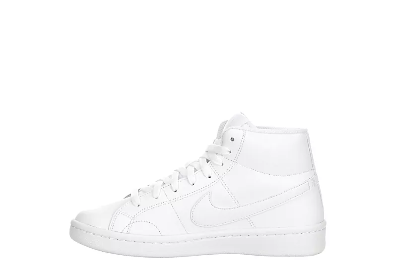 Nike Womens Court Royale 2 Mid Sneaker - White 4 Nike Womens Court Royale 2 Mid Sneaker - White - Image 4