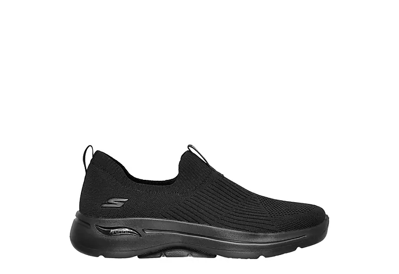 Skechers Womens Arch Fit Slip On Sneaker - Black 2 Skechers Womens Arch Fit Slip On Sneaker - Black - Image 2