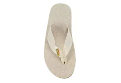 Rainbow Sandals Womens Single Layer Hemp Flip Flop Sandal - Natural -Comfy Steps Sales Store US 01 502449 05